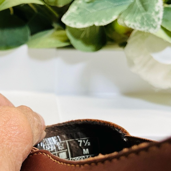 SAS Nora Slip On Brown Leather Loafer, Size 7.5 M - Picture 6 of 9